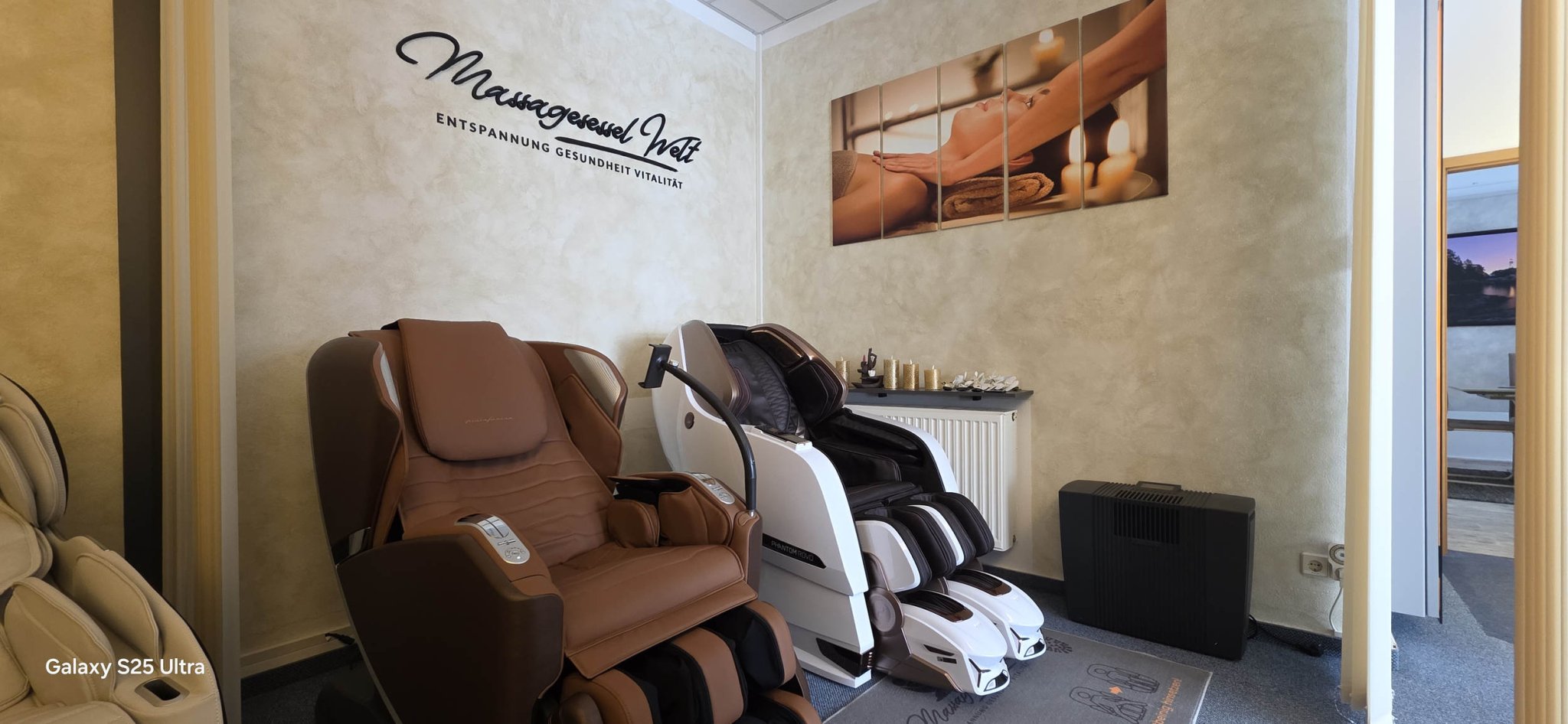 Triển lãm của chúng tôi giữa Dresden, Leipzig và Chemnitz ở Hainichen - Thế giới ghế massage