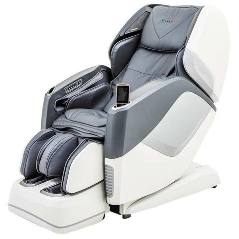 Ghế massage Casada Aura Ghế massage giả da trắng xám Thế giới