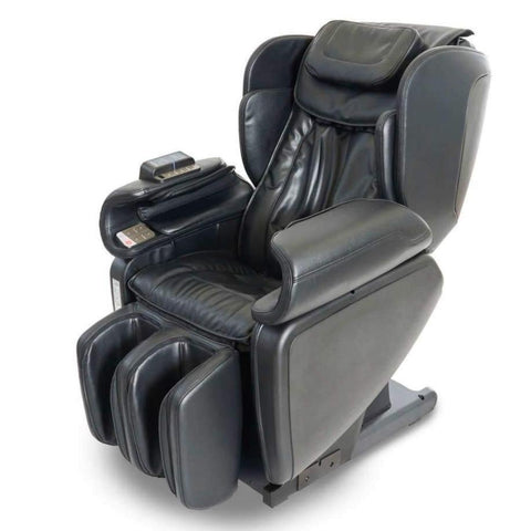 Con ngựa làm việc - SYNCA Kurodo Massage Chair Black Faux Leather Massage Chair World