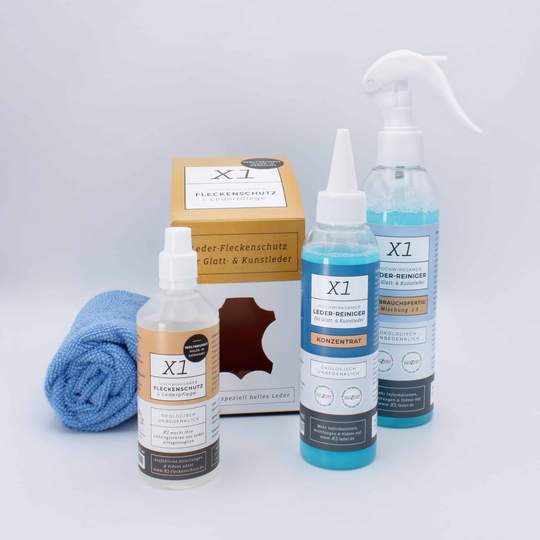 Gói tiết kiệm X1 - Stain Cleaner, Bảo vệ &Chăm sóc da thật và da nhân tạo